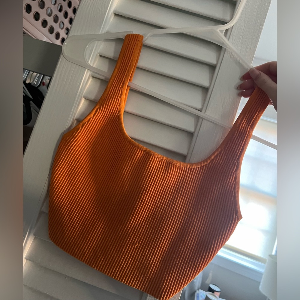 Orange babaton cropped top!